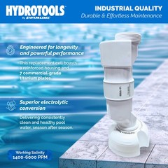Swimline 87615 Salt Replacement Cell for Water Chlorine System, 15K Gallon Pools
