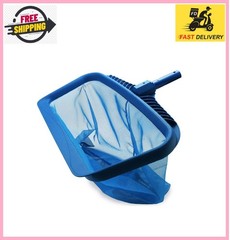 20&Prime; Pool Skimmer Net – Heavy-Capacity Deep Bag Leaf Rake for Inground & Above