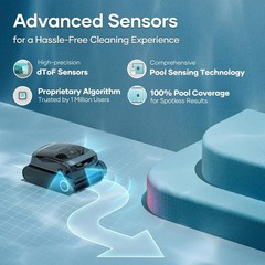 AIPER Scuba X1 Cordless Robotic Pool Cleaner 6600 GPH High-Power Suction NEW
