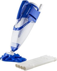 POOL BLASTER Centennial Cordless Pool Vacuum w/Pole Set – XL Debris Capacity…