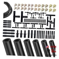 5Ft Vacuum Hose Automotive Set – 6 Sizes 3/8&Prime;, 5/16&Prime;,1/4&Prime;,3/16&Prime;,5/32&Prime;,1/8&Prime; 94PCS