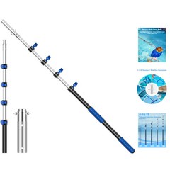 16FT Telescoping Pool Pole – Effortless Adjustment and Comfortable Grip