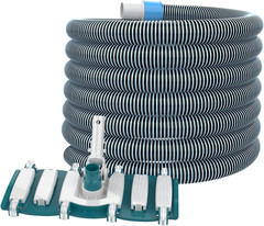 Professional 1-1/2-Inch X 30-Feet Swimming Pool Vacuum Hoses and Weighted Rotata