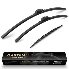 24&Prime; 20&Prime; 11&Prime; Front and Rear Windshield Wiper Blades for 2017-2023 For GMC Acadia