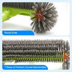 Pool Brush Head with Round Ends, 12.5 » High-Efficiency Pool Brush for Green