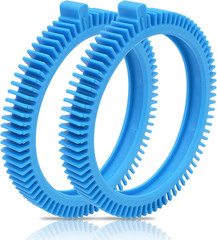 2 Pack 896584000-143 Blue Front Tire Kit with Super Hump, Pool Cleaner Tires