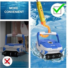 Universal Robotic Pool Cleaner Hook – Easy Retrieval for Telescopic Poles