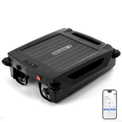 Solar Powered Robotic Pool Skimmer, Automatic Pool Surface Cleaner Robot with…
