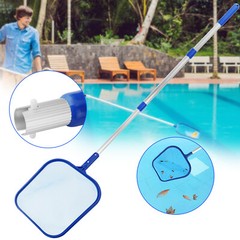 Swimming Pool Cleaning Net-Leaf Skimmer with Pole&Durable Mesh Bag for Debris Re