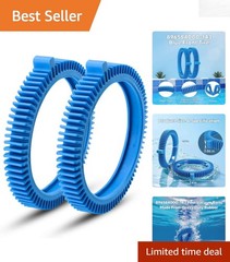 High-Quality Replacement Front Tires 2-Pack for Hayward Poolvergnuegen Cleaners