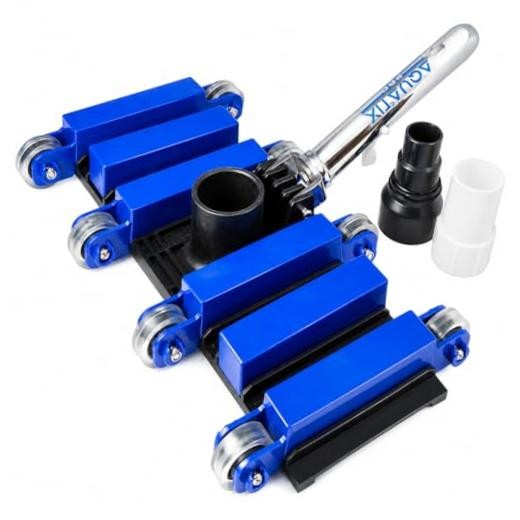 Pool Vacuum Head with Wheels & Hose Adapter, 14&Prime; Professional Grade,
