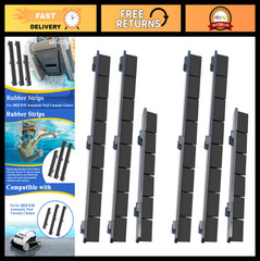6Pcs Rubber Strips for Automatic Pool Vacuum Cleaner, Bottom Brush Replacement S