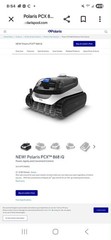 Polaris PCX 868 iQ Robotic Pool Cleaner With iAquaLink app control and Caddy