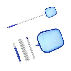5-Section Pool Cleaning Net With Pole Shallow Skimmer