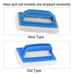 2Pcs Handheld Pool Scrub Brush, Cleaning Sponge Scrub Brush Scouring Pad for …