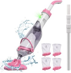 Rechargeable Swimming Pool Vacuum Enhulk With Pole 1 Hour
