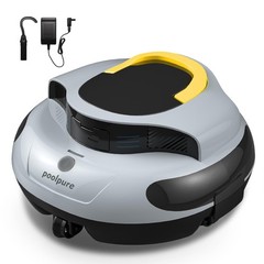 Cordless Robotic Pool Cleaner with Dual 30W Motors, 5000mAh Battery, 120 Minutes