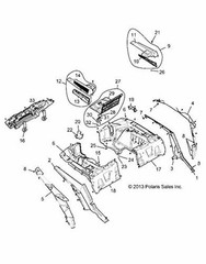 Polaris Frogzskin Intake Pre-Filter, Left and Right, Part 2880123