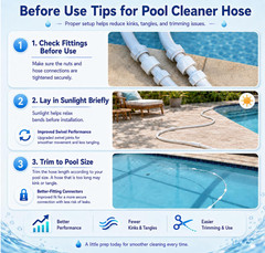 G5 Pool Cleaner Feed Hose Replacement Compatible with Polaris 280, 380, 180, 39