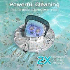 WINNY POOL CLEANER Winny 200 Pool Robot, Cordless Battery, 75 Min, 60 m²