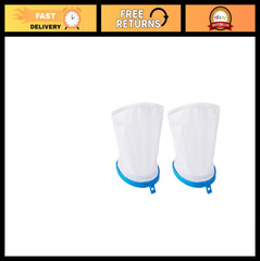 Handheld Pool Vacuum Cleaner Replacement Filter Bags (2 Pack) – Sand & Silt Remo