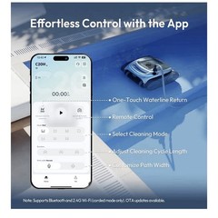BUBLUE BuHybrid L6 Hybrid Cord & Cordless Robot Pool Cleaner APP Control