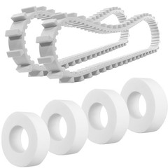 6 Pack Automatic Pool Cleaner Parts, Timing Track & Climbing Ring Kit for Roboti