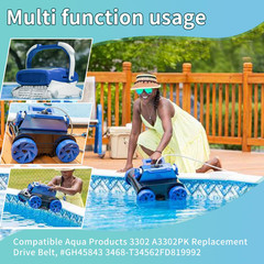 Pool Cleaner Drive Belts Replacement for Aquabot 3302 A3302PK Belt – Compatible