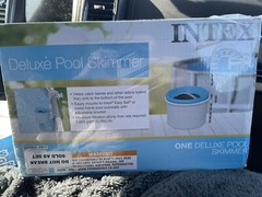 Intex Swimming Pool Deluxe Surface Skimmer Wall Mount Basket Above Ground Debris