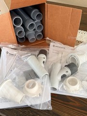 Pentair 8 Hoses w/ Kreepy Krauly Great White & Dorado Vacuum Accessory Packages