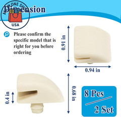 AXV014SP Pool Cleaner Slotted Shoe Kits for Enhanced Efficiency 8-Pack