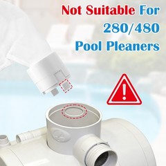 Pool Cleaner Bags 3Pack, Nylon Mesh Vacuum Replacement with Zipper Enclosure
