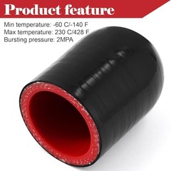 1 1/4&Prime;(32mm) Silicone Coolant Cap Vacuum Hose Plug with Clamp,High 1-1/4&Prime;(32mm)