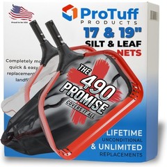 Protuff Silt & Leaf Rake Bundle Unlimited Free Replacements 2items 19 Inch Medi