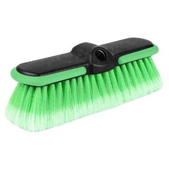 10“ Car Wash Brush Head, Scrub Brush Attachment for Extension Pole, Outdoor