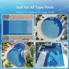 Hydro 3S Cordless Robotic Pool Vacuum for Inground Pools, 4 Cleaning Modes
