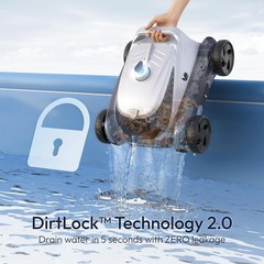 Bubot 500P Cordless Robotic Pool Cleaner, 4h Runtime, Auto-Park, 1,076 Sq.ft.