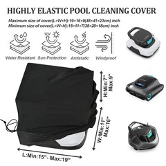 Robotic Pool Cleaner Cover Dustproof Water Resistant Sunproof Windproof Pool …