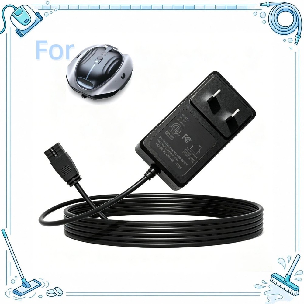 12.6V 1A AC Charger for Bublue Bubot 300P AI0P Pool Vacuum Cleaner NOT for A12P
