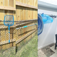 Non Rust Pool Pole Hangers – Ideal Pool Fence or Wall Mount Storage Hooks for P