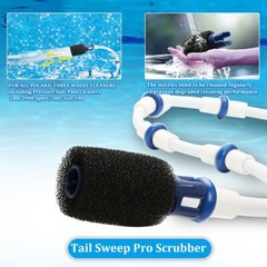 Tail Sweep Pro Scrubber TSP10S For Polaris Sport Three Wheel Pressure Cleaners