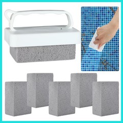 6 PCS Hand-Held Pool Pumice Stones Swimming Pumice Pool Tile Stone Replacemen…