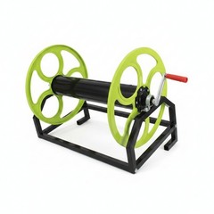 Hose Reel Stand Large-Capacity Hose Rack with Hand Crank Easy to Install