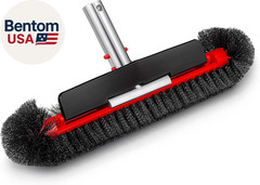 Pool Brush Head for Inground & above Ground Pools // Heavy Duty Pool Scrubber Br