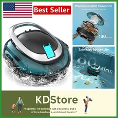 S2 Robotic Vacuum for Pools – Coverage Up to 766 Sq Ft, Lightweight Design