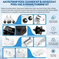 Pool Cleaner Pod Swing A-Frame with Pod Swings, Front and Rear Bezels, Flaps,…
