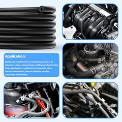 Vacuum Hose Automotive, 1/8&Prime; 5/32&Prime; 3/16&Prime; 1/4&Prime; 5/16&Prime; 3/8&Prime;ID High Blue