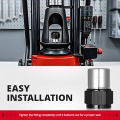 Crimp Swivel Hose End Fitting for CPE Braided Hose 16AN Straight