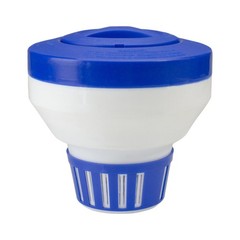 Northlight 7.5&Prime; Classic Blue and White Floating Swimming Pool Chlorine Dispenser