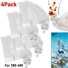 4 Pack Pool Cleaner Bags All Purpose Filter Bag for Polaris 280 480 Part K13 K16